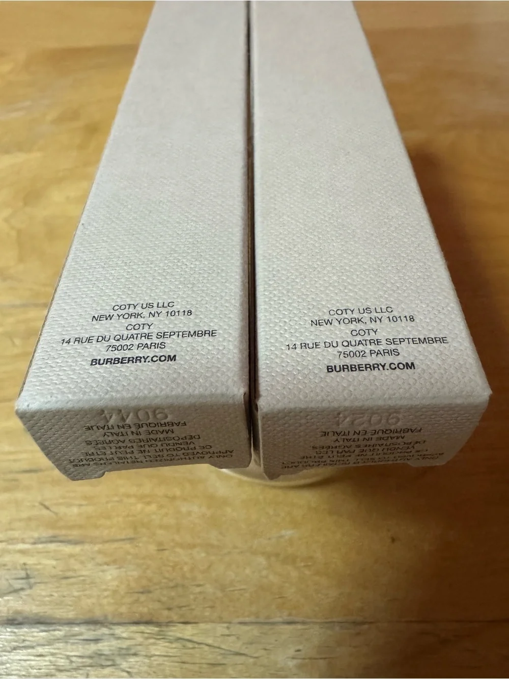 Burberry Lip Velvet Crush Duo NIB - Sugar Pink 40 & Light Crimson 49